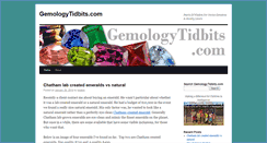 Desktop Screenshot of gemologytidbits.com